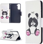 Samsung Galaxy S21 Plus Portemonnee Hoesje met Panda Print