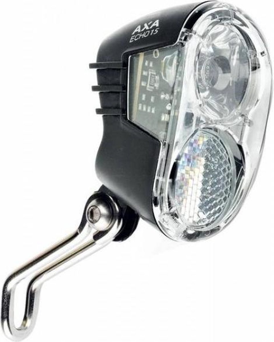 AXA Koplamp / fiets licht Echo 15 Switch Aan/Uit LED E-bike lamp fiets