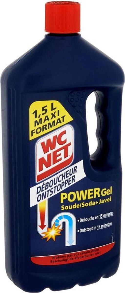 WC NET Nettoyant WC avec javel enrichi au bicarbonate WC Net Extra