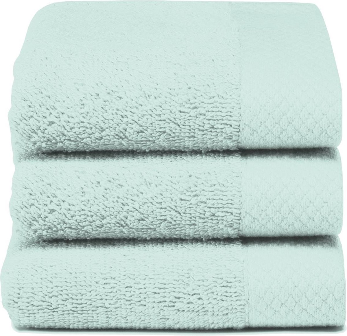Seahorse Pure gastendoek 30x50 cm - Set van 6 - Lily green