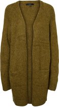 Vero Moda VMNOMA O-NECK CARDIGAN - Fir Green Green