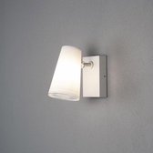 Konstsmide Wandlamp - Fano 25W 230V - Staal - 22 cm Wit