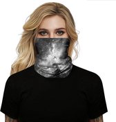 VMCA Unisex Naadloze Gezichtsmasker Mondbeschermer Bandana - Nekbeschermer Gezichtssjaal Motorfietsmasker Vismasker Voor Vrouwen Mannen – Galaxy Grijs