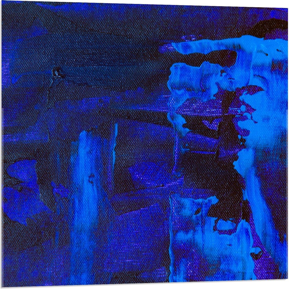 Acrylglas - Lichtgevende Witte Verf - 80x80cm Foto op Acrylglas (Wanddecoratie op Acrylglas)