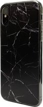 Trendy Fashion Cover iPhone X/XS Marble Black