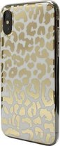 Trendy Fashion Cover iPhone XR Golden Leopard