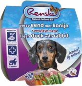 Renske Vers Vlees Voeding Hond Eend Konijn 20x - 100 gr