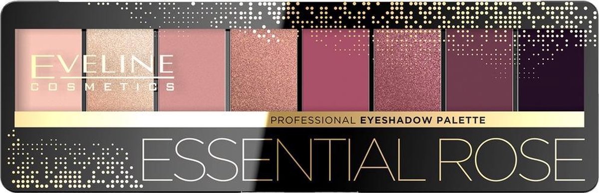 Eveline - Professional Eyeshadow Palette Palette Shadows To Eyelids Essential Rose 9.6G