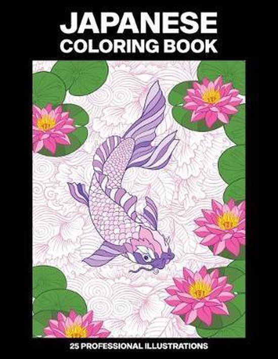 Japanese Coloring Book, Japan Art Publications 9798610789798 Boeken