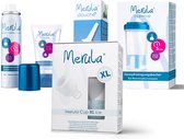 Starterspakket - Merula Cup XL + Douche + Glijmiddel + Spray + CupsCup reiniger - Ice kleurloos