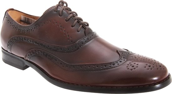 Goor Heren Lederen kant-en-klare Oxford Brogue-schoenen (Bruin) |