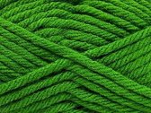 Breigaren acryl kopen kleur groen - super bulky yarn pendikte 8-9 mm dik garen voor haken en breien - pakket 4 bollen van 100gram