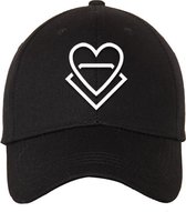 TURBULENT BRAND CAP BLACK - Petten - Baseball cap - Caps - Unisex - One Size - Zwart - SALE