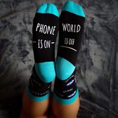 Verjaardag cadeau - Tekst Sokken - Sokken met spreuk - Leuke sokken - Vrolijke sokken - Luckyday Socks - Sokken met tekst - Aparte Sokken - Socks waar je Happy van wordt