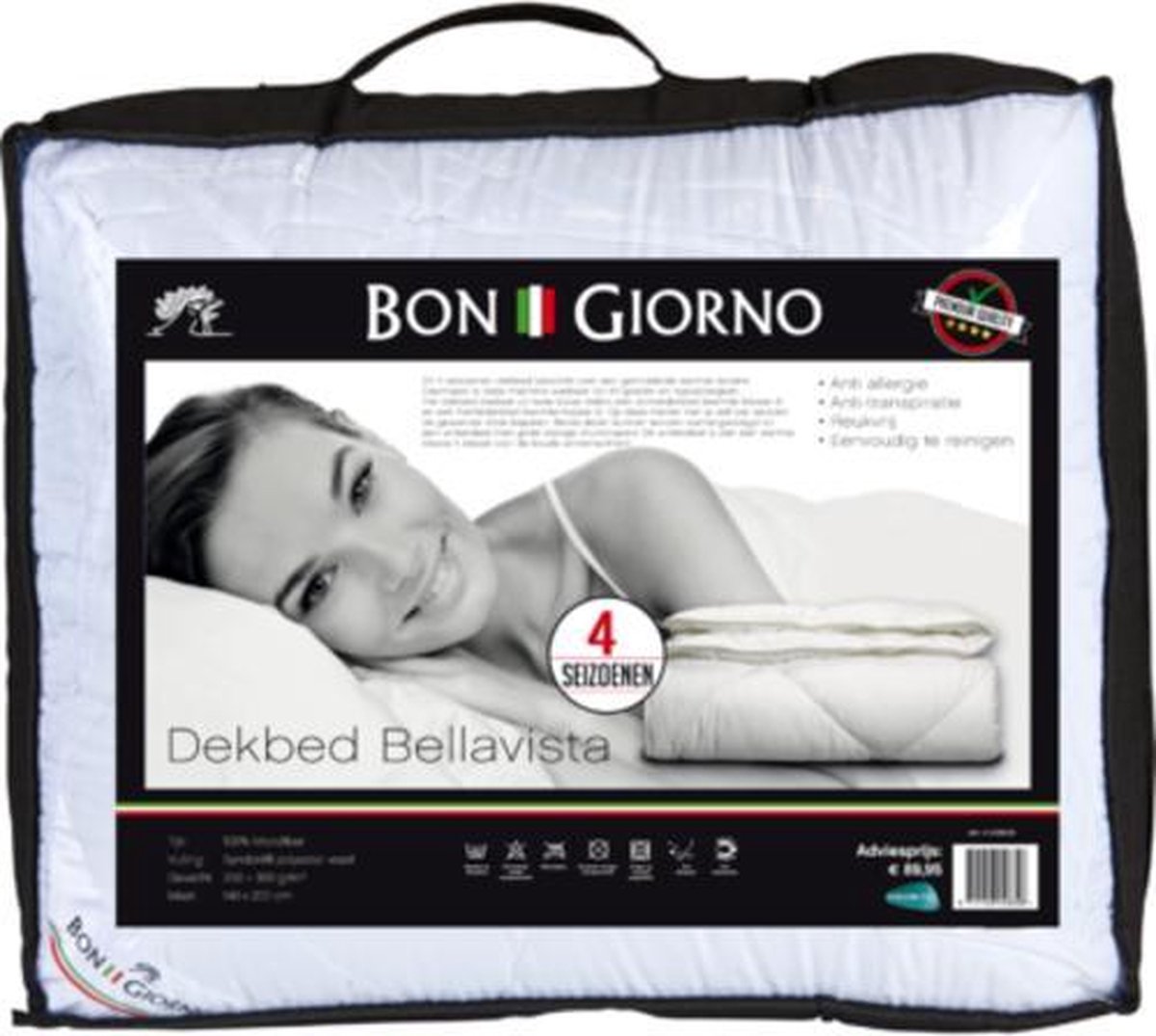 Bon Giorno Dekbed Bellavista - 4 Seizoenen - Anti Allergie Anti Transpiratie -... |