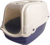 Duvo+ Kattentoilet basil met filter Night blue 57x39x41cm