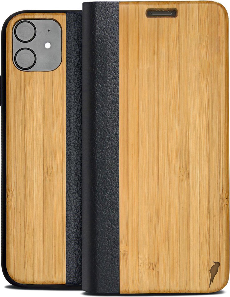 Houten telefoonhoesje iPhone 12 - The Guardian - Bamboo
