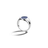 TWAN. Zegelring blauw lapis lazuli | Maat 19