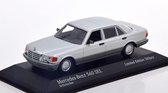 Mercedes-Benz 560 SEL ( W126 ) 1990 Zilver 1-43 Minichamps Limited 500 Pieces