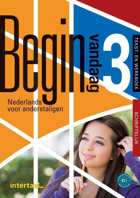 Begin vandaag 3 Schriftelijk tekst- en werkboek - cover
