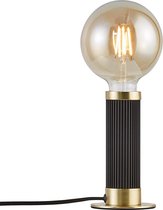 Nordlux Galloway tafellamp | E27 | gouden details | 17,5 cm hoog | zwart