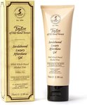 Taylor of Old Bond Street Sandalwood Luxury Aftershave Gel, alcoholvrij, parabenen vrij, 75 ml.