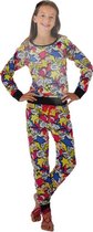 Pyjamapak met strip figuren - Multicolor - Polyester - Maat 98 / 104