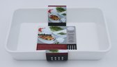 YILTEX – Ovenschaal – Ovenschotel - Rechthoekig – Porselein – Wit – 29x20cm