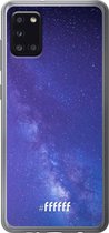 Samsung Galaxy A31 Hoesje Transparant TPU Case - Star Cluster #ffffff