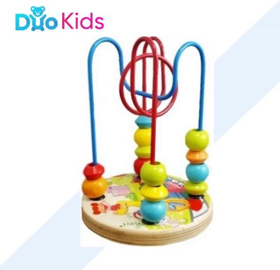 Duo Kids - PRC Houten doolhof kralen spel - Baby / Peuter speelgoed -  Interactief -... | bol.com