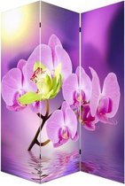 Kamerscherm Scheidingswand Vouwscherm Orchidee