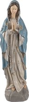 Clayre & Eef Decoratie Beeld Maria 15*11*50 cm Grijs Polyresin Decoratief Figuur Decoratieve Accessoires Woonaccessoires