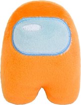 knuffel - crewmate plush - imposter - cadeau - kinderen - knuffel - plushie - 10 cm - sus - fun - oranje