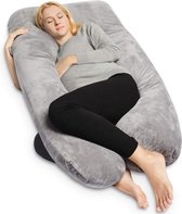 U Vorm Zwangerschapskussen / Voedingskussen Body Pillow Lichaamskussen 150 x 40 - 2,3 KG - Comfortabel Groot U Shape Kussen Lichaam Hugging Anime Bodypillow - Knuffelkussen Comfort