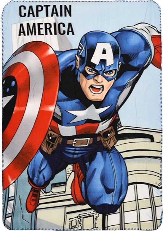 Couverture polaire Captain America - 150 x 100 cm. - Plaid Avengers |  bol.com
