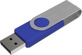 Venditio USB Twister - 4 GB - Blauw - 10 stuks