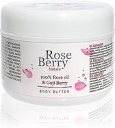 Body butter Rose Berry Nature | Rozen cosmetica met 100% natuurlijke Bulgaarse rozenolie en rozenwater