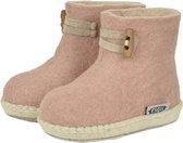 Vilten kinderslof Boots Soft Pink - maat 35