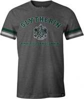 Harry Potter - Slytherin Ambitious and Cunning Anthracite T-Shirt XXL