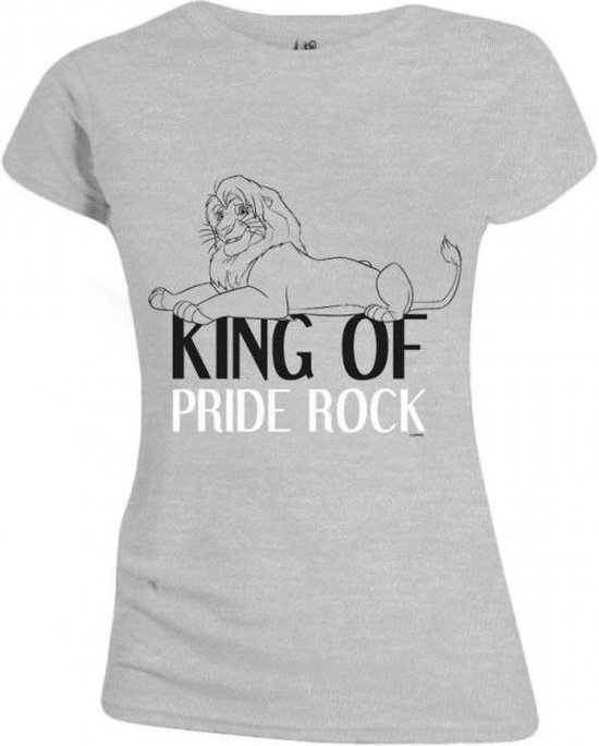 DISNEY - T-Shirt - The Lion King : King de la Jungle - FILLE (L)