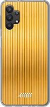 6F hoesje - geschikt voor Samsung Galaxy A32 5G -  Transparant TPU Case - Bold Gold #ffffff