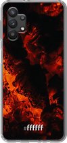 6F hoesje - geschikt voor Samsung Galaxy A32 5G -  Transparant TPU Case - Hot Hot Hot #ffffff