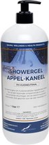 Showergel Appel-Kaneel 1 Liter  - met gratis pomp