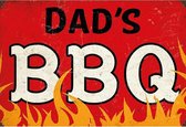 Wandbord - Dads BBQ ( kado tip voor man cave) Duitse Kwaliteit