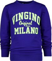 Vingino Sweater Milano Jongens Katoen Blauw/groen Maat 110