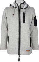 Gebreid Wollen Vest Heren/Uni met voering - M Luxor ZH GreyAntra M