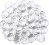 POP | glas cabochons transparante glaasjes voor sieraden maken, 18mm (20 stuks) plakstenen