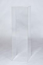 Plexiglas sokkel zuil, 25 x 25 x 100 cm (lxbxh)
