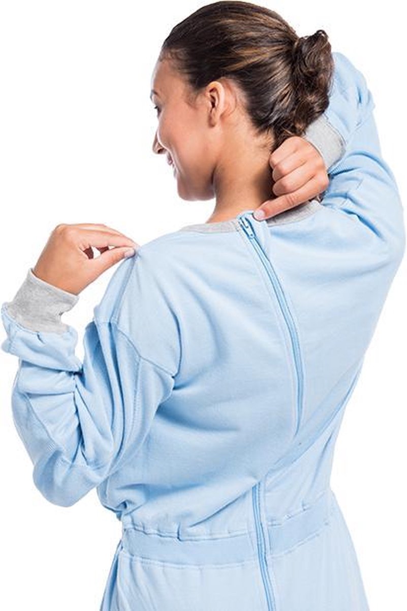 Goedkoopste Dutchblue.com Hansop pyjama - Plukpak voor volwassenen - rugritssluiting - rits in het kruis