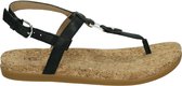 UGG ALEIGH W - Volwassenen Platte sandalenDames Sandalen - Kleur: Zwart - Maat: 42